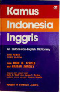 Kamus Indonesia Inggris An Indonesian - English Dictionaru Edisi Ketiga